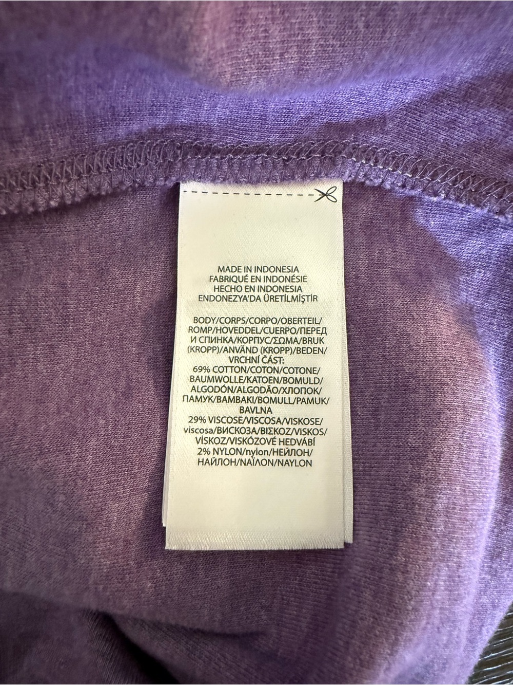 Polo Ralph Lauren Purple Quarter Zip Pullover Men’s Large Viscose Cotton Blend - Picture 7 of 7
